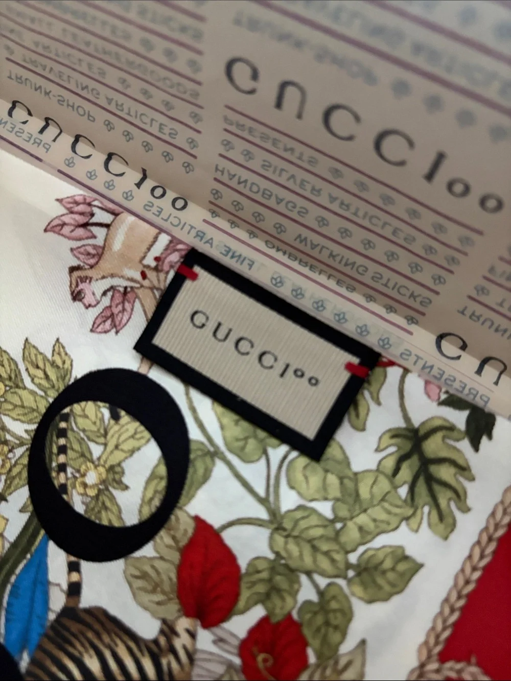 Gucci 100th Anniversary Silk Scarf